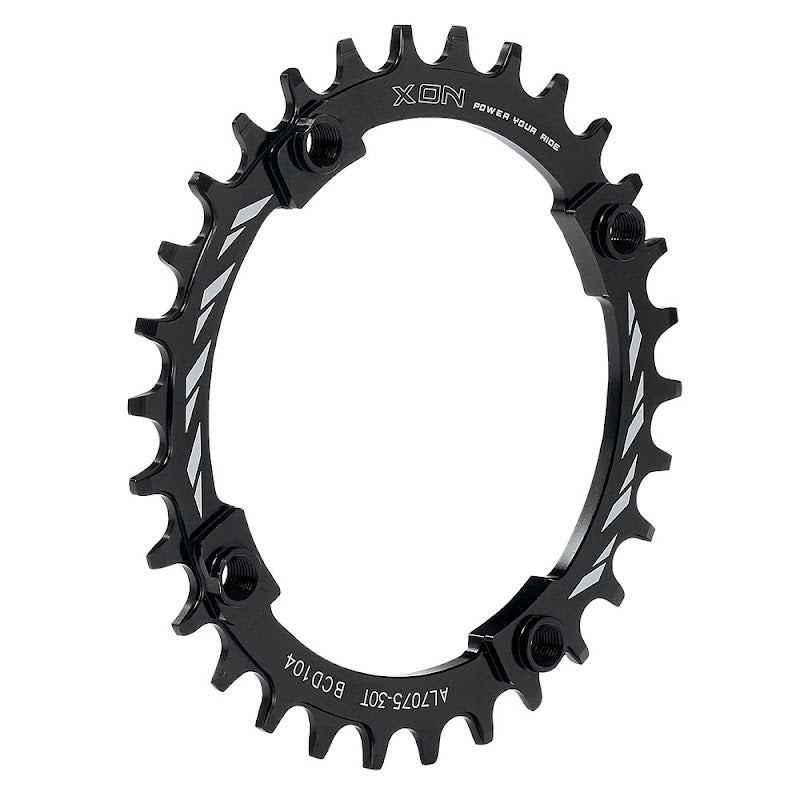 Corona singola 32 Denti - BCD 104mm Nero XON XCR-03-32T