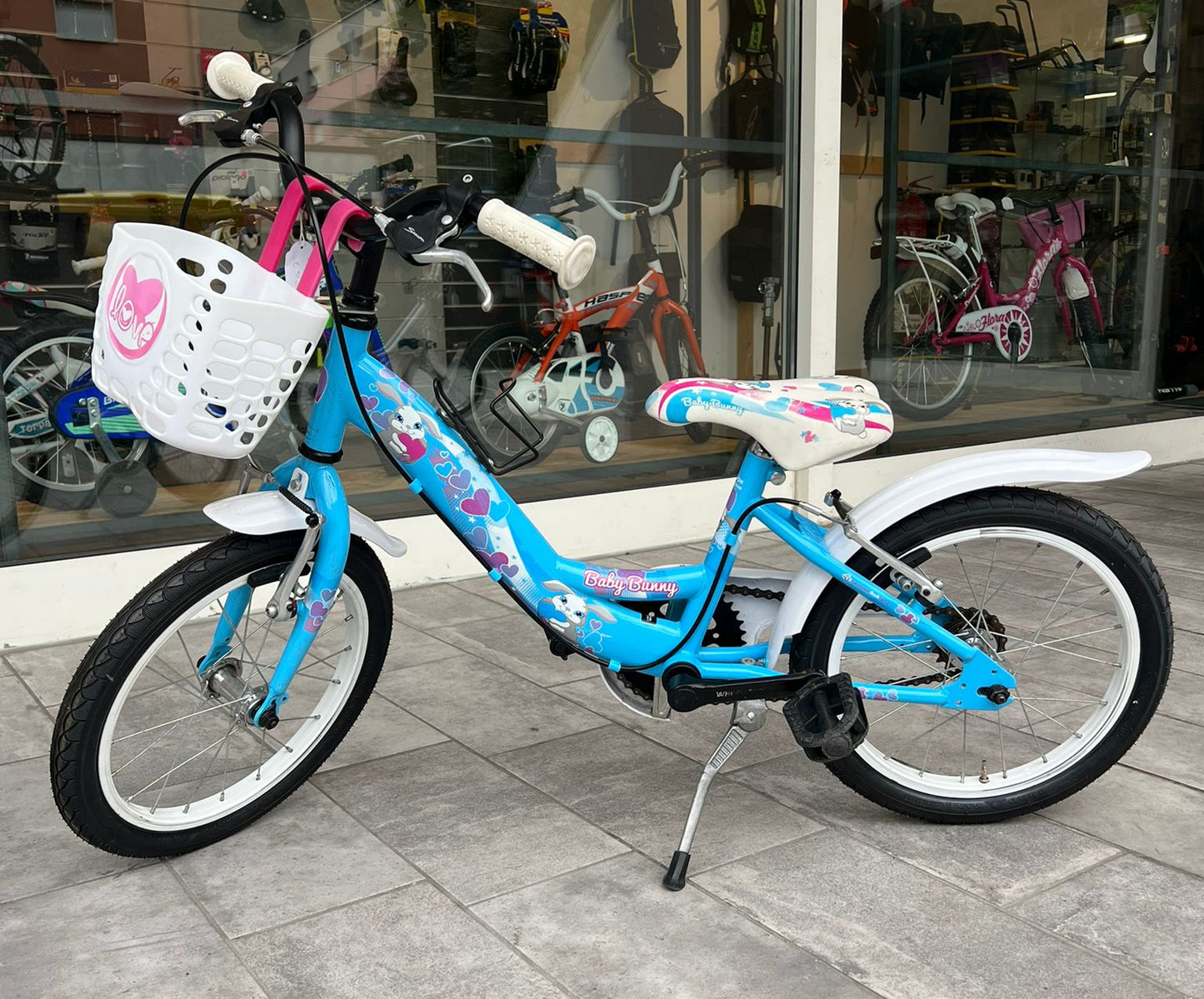 Bici da bambina Baby Bunny 16" 1 velocità (usato garantito)