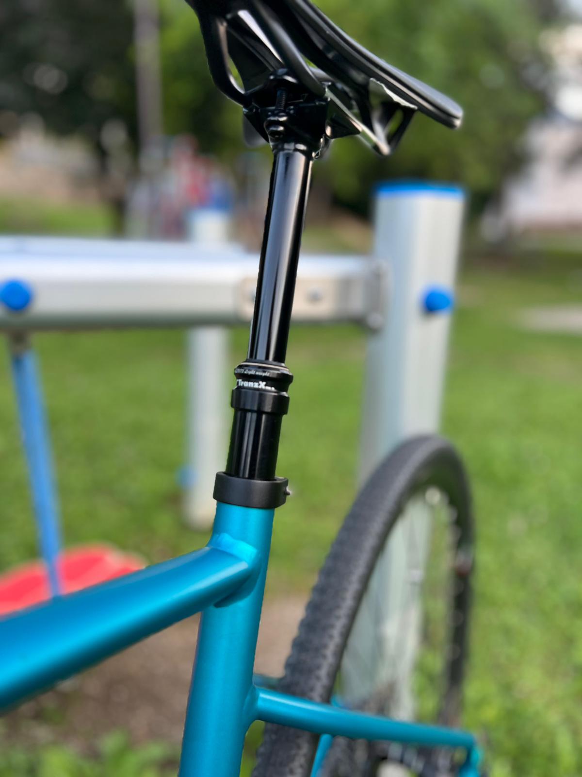 Gravel Bikel ESCAPE taglia L Polini 80Nm 500Wh + 500Wh Blue Reef