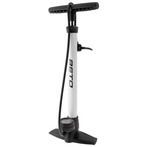 Pompa da pavimento BETO NEW CLASSIC colore bianco con manometro