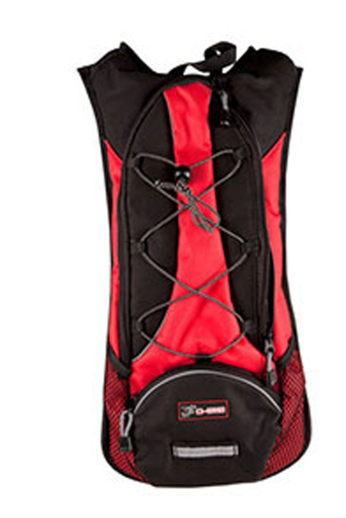 Zaino OGNS con idro bike rosso nero