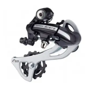 Cambio Shimano ACERA RD-M360-SGS 3x7/8V gabbia lunga max 34T nero argento