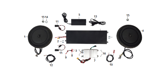 Cavo cablaggio display - centralina per monopattino Fantic TX1 e TX2