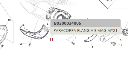 Carter paracoppa per Fantic modelli da XMF 1.7 a XEF 2.0 MY21
