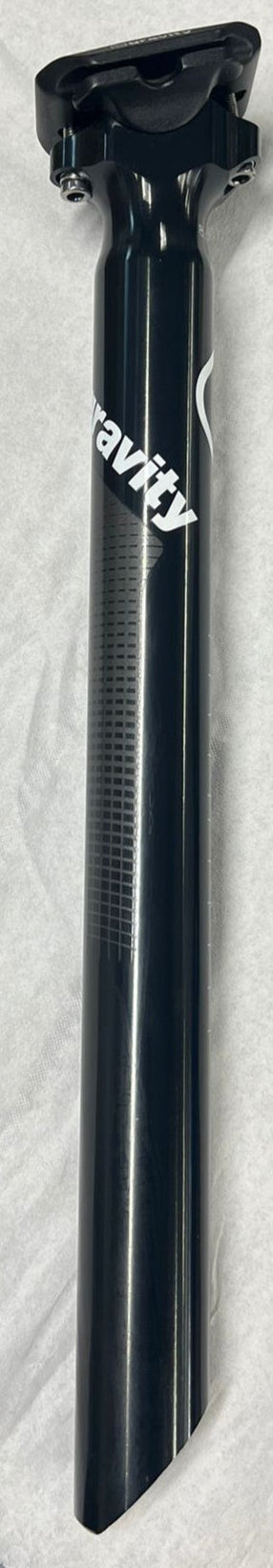 Tubo sella GRAVITY in alluminio 31,6x350mm anodizzato nero