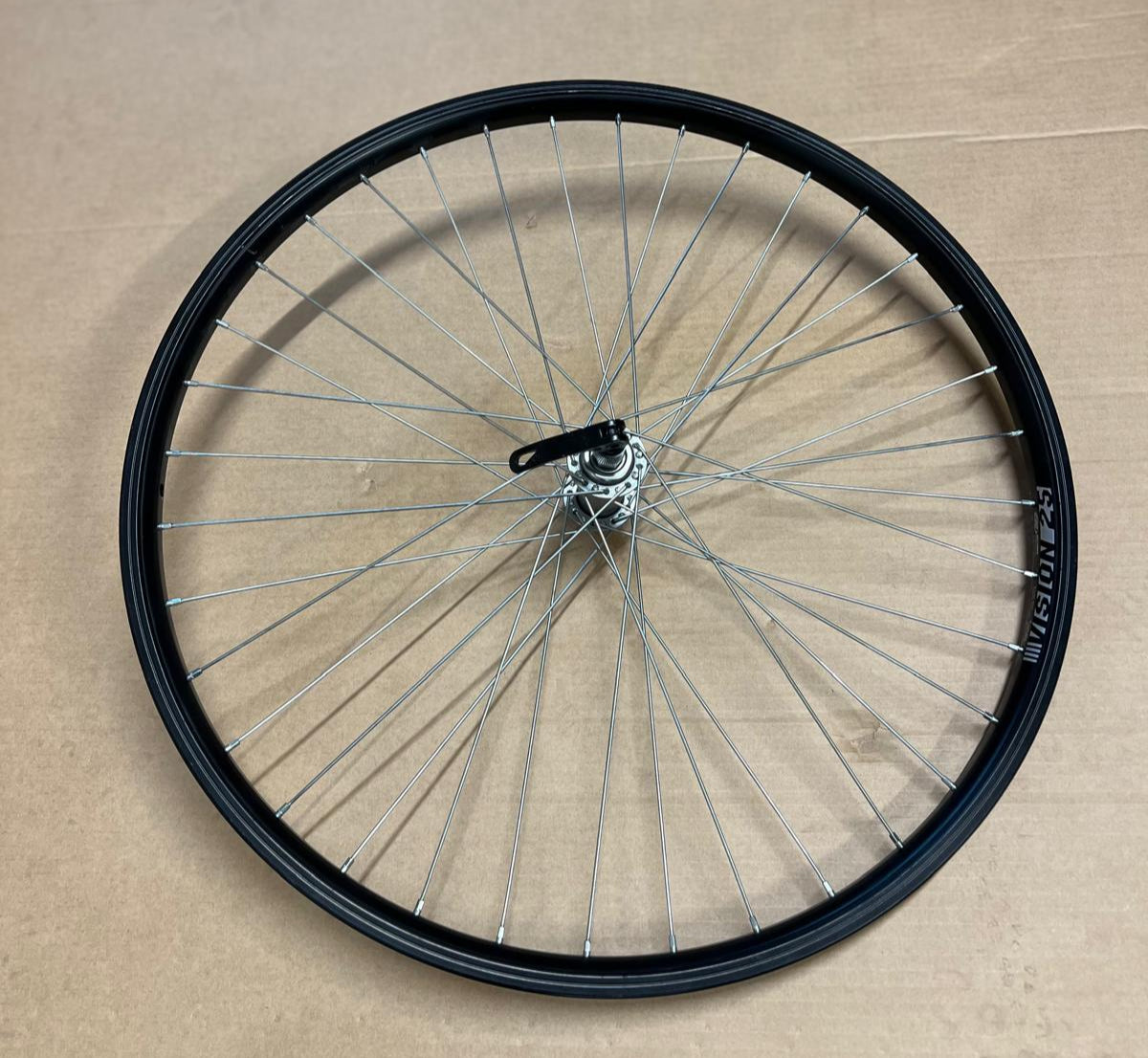 Ruota anteriore 26" rinforzata RODI Visione 25 QR V-Brake nero