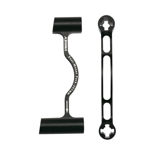 Adattatore pinza freno AU32 ant: 203mm / post: 203mm Nero