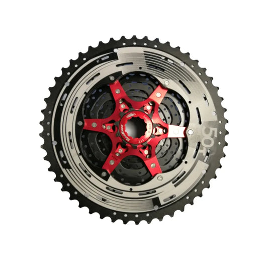 Pacco pignoni a cassetta MTB 11V x 11/51 Denti in Alluminio Nero