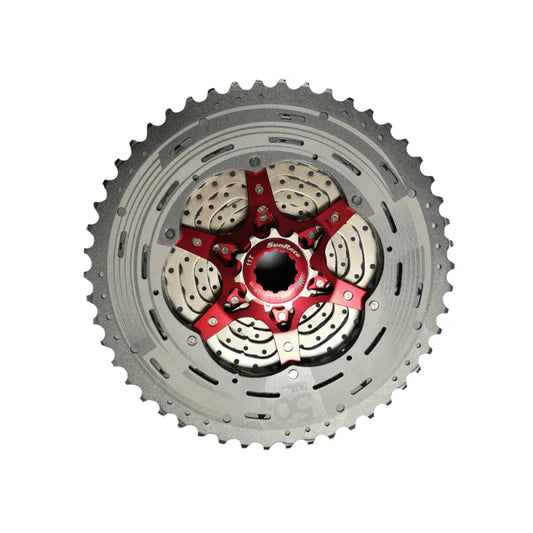 Pacco pignoni a cassetta MTB 11V x 11/51 Denti in Alluminio Argento