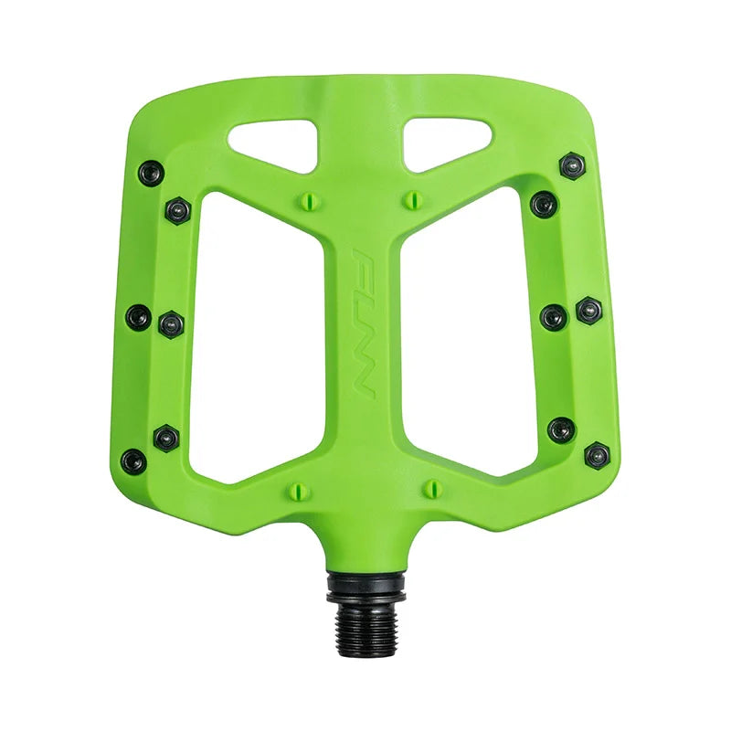 Pedali FUNN TAIPAN 105x100x14mm in Termoplastica Verde