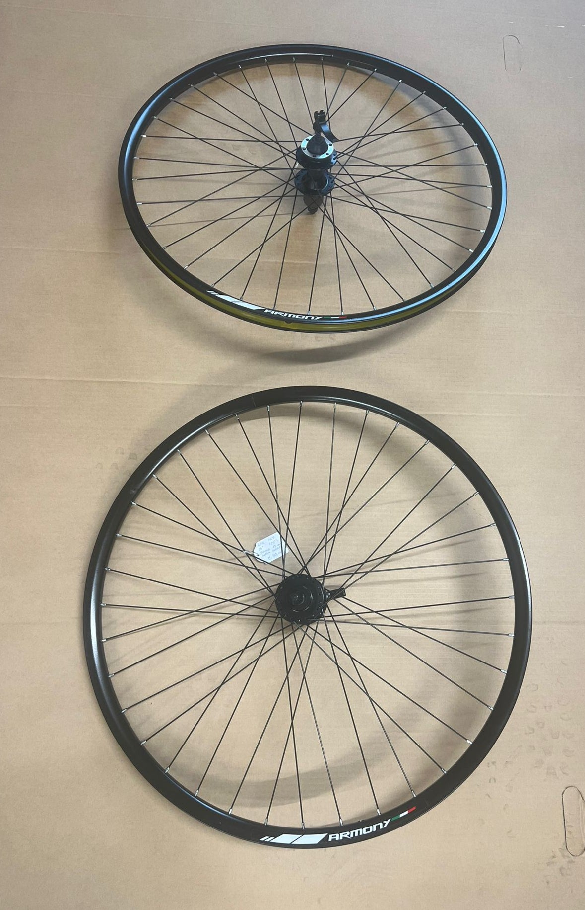 Coppia di ruote city ARMONY 28" Quick Release disco nere (usato garantito)