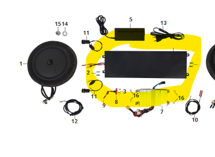 Batteria per monopattino elettrico Fantic TX1 e TX2
