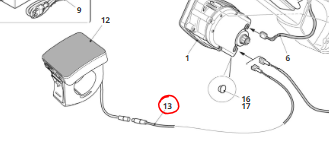 Cavo collegamento motore-cruscotto S1 - S3 - S4 - AA per e-bike Fantic