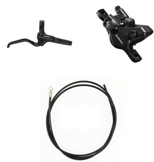 Kit freno idraulico (leva + tubazione + pinza) Shimano BRMT410 SINISTRO