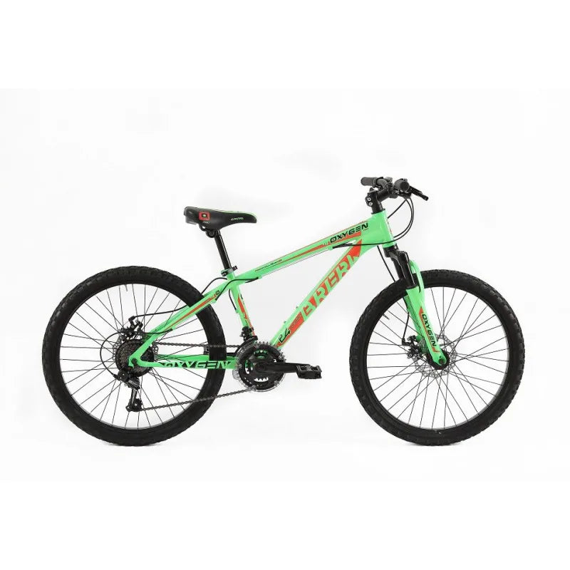 Bici 24" MTB in Acciaio OXYGEN 21V Freni a Disco Meccanico