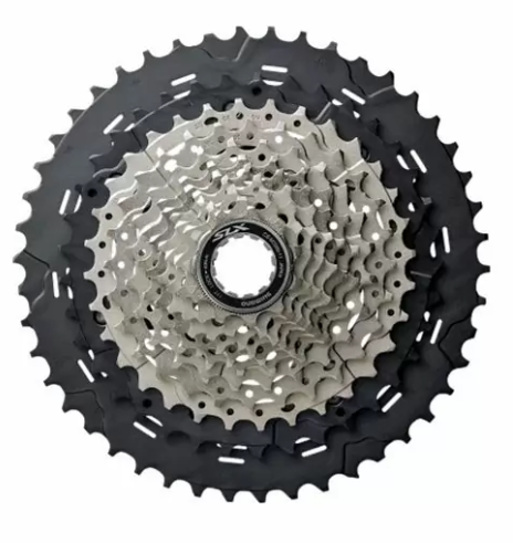 Cassetta Shimano SLX CS-M7000 11V x 11/46 Denti nero/argento