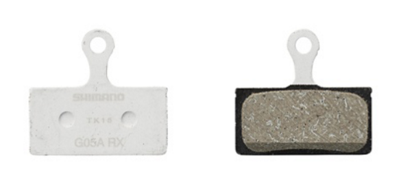 Shimano B05A-RX  pastiglia in resina e molla con coppiglia (paio)