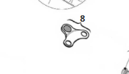 Magnete per sensore di velocità, fissaggio al disco (per e-bike Fantic)