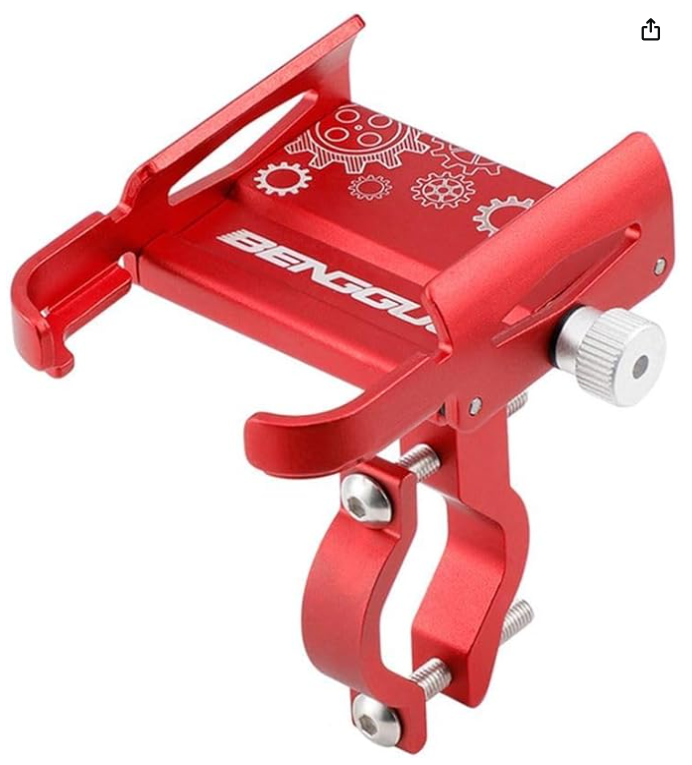 Porta cellulare universale bici e moto in alluminio 360°