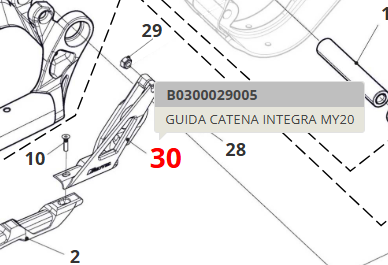 Guidacatena per e-bike Fantic