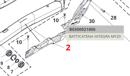 Batticatena per e-bike Fantic