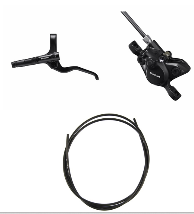 Impianto freno Shimano BL-MT201 anteriore SX preassemblato