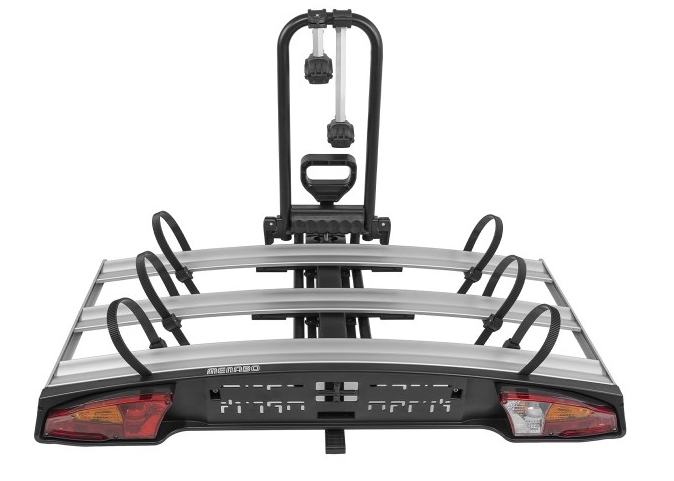 Portabici da gancio di traino Menabo ALCOR 3 compatibile per e-bike