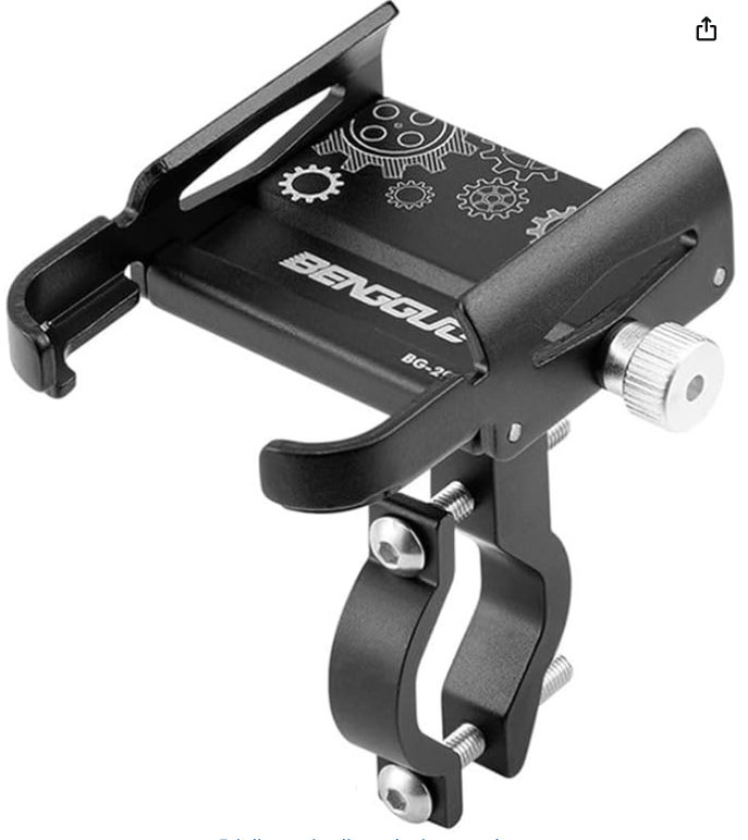 Porta cellulare universale bici e moto in alluminio 360°