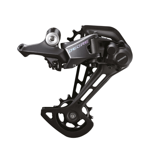 Cambio Shimano DEORE  RD-M6100-SGS 12V - gabbia lunga antracite