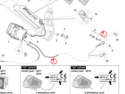Sensore di velocità per e-bike Fantic fino a modello anno 2021 (MY21) FAT INTEGRA/XF1/XF2/SEVEN DAYS/XMF 1.7/XTF 1.5/XEF 1.9/XXF 2.0