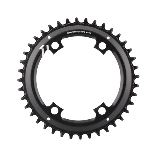 Corona APEX 1 X-SYNC BCD 110mm asimmetrico 4-FORI 1 X 11V - 40T, colore nero