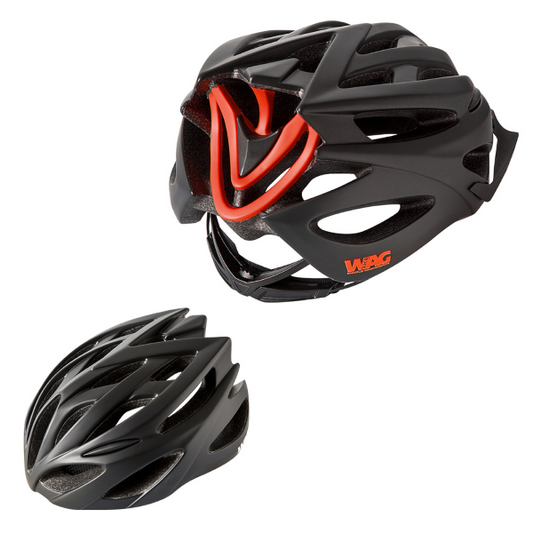 Casco mountain bike WAG Neutron nero-rosso