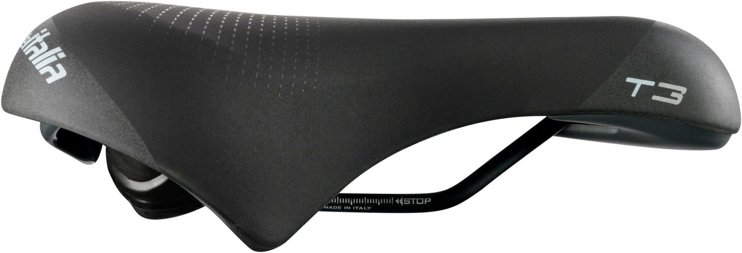 Sella Selle Italia T 3 Flow FEC Alloy nero grigio unisex